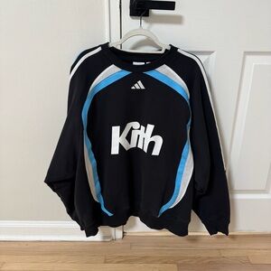 Kith x Adidas Football Crewneck Sweatshirt Men Size XL